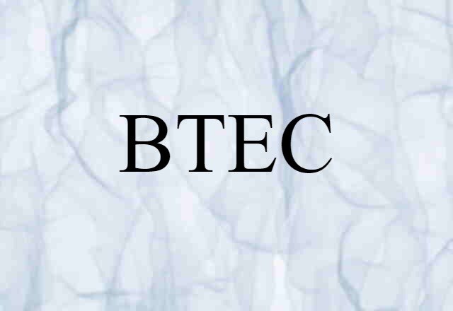 BTEC (noun) Definition, Meaning & Examples