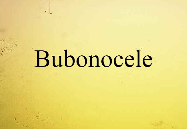 bubonocele