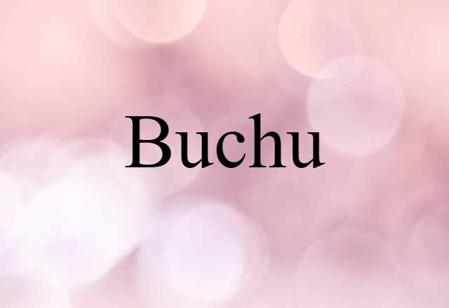 buchu