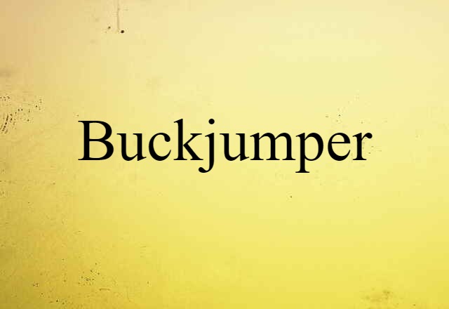 buckjumper