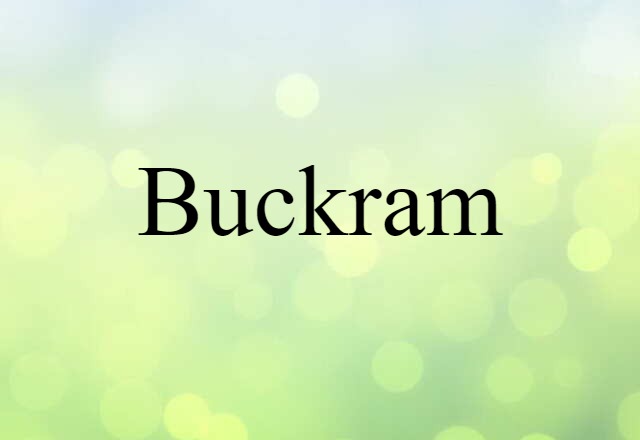 buckram