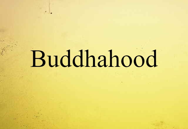 Buddhahood