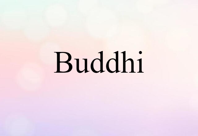 buddhi