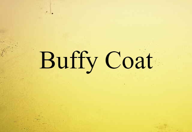 Buffy Coat (noun) Definition, Meaning & Examples