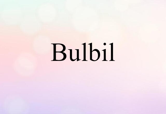 bulbil