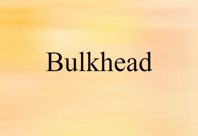 bulkhead