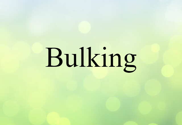 bulking