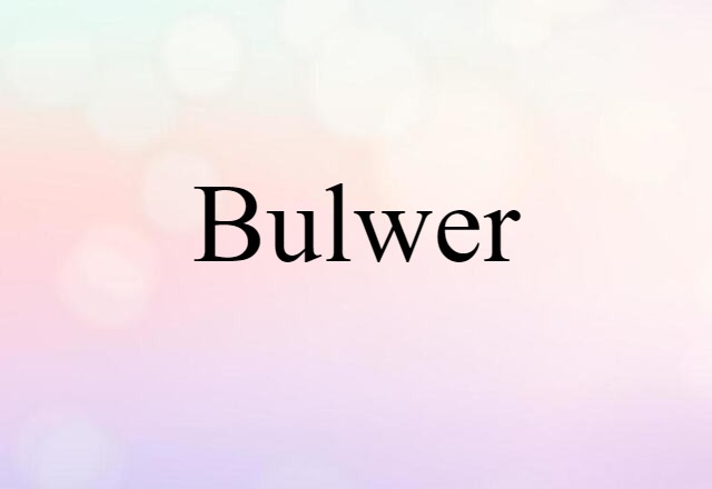 Bulwer