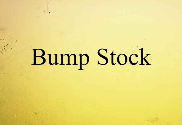 bump stock