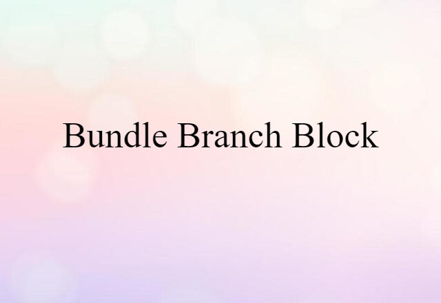 bundle branch block