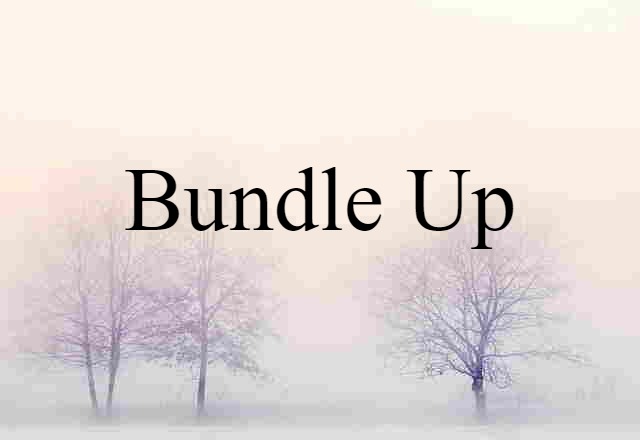 bundle up