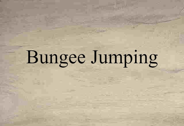 bungee jumping