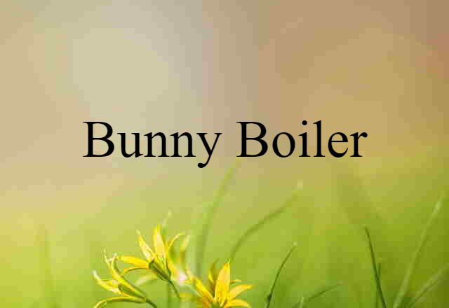 Bunny Boiler (noun) Definition, Meaning & Examples