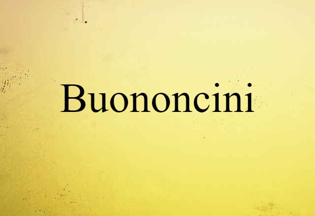 Buononcini