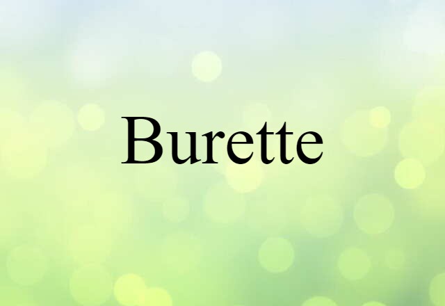 burette