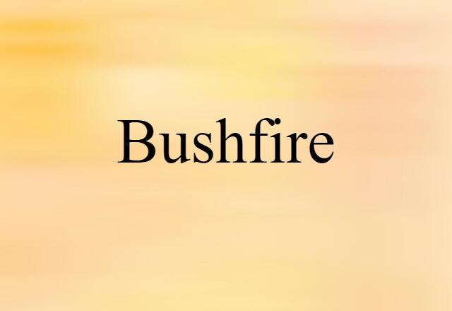 bushfire