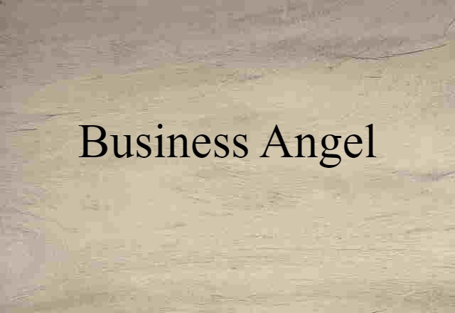 business angel