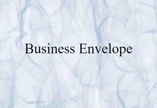 business envelope