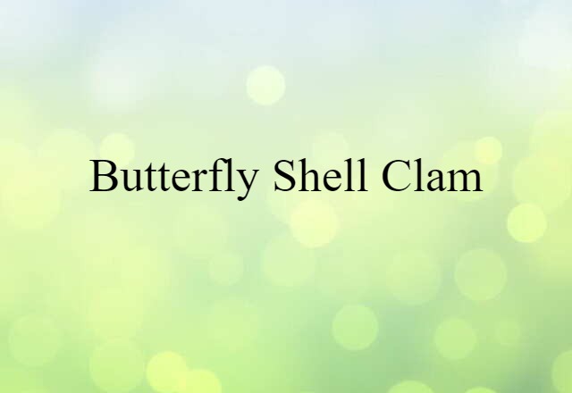 butterfly-shell clam