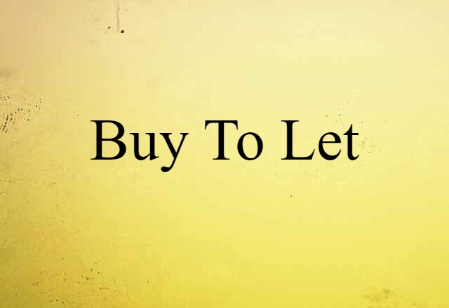 buy-to-let