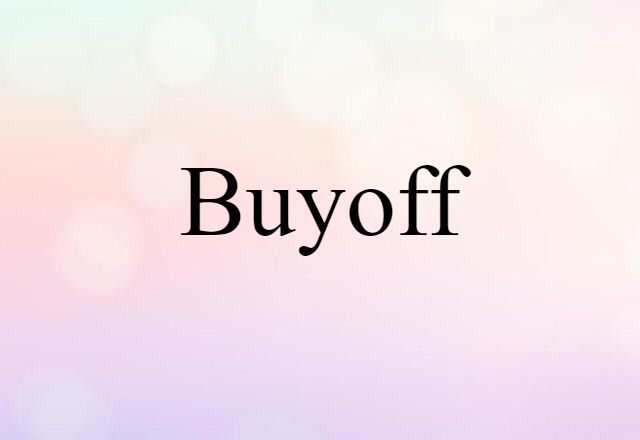 buyoff