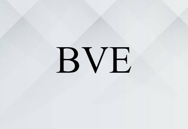 BVE