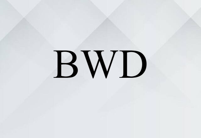 BWD