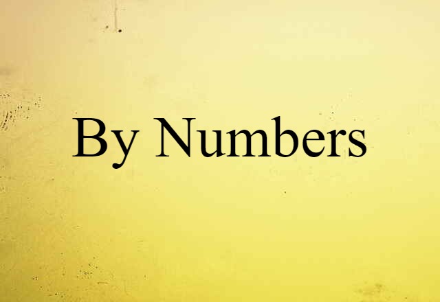 by numbers