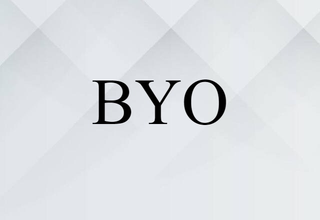 BYO