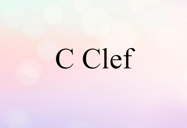 C clef