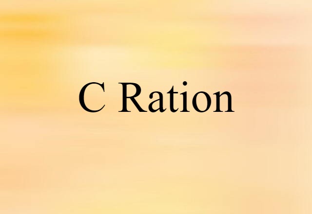 C ration