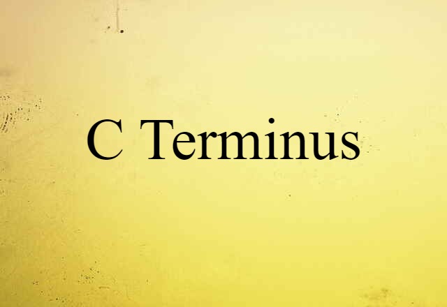 C terminus