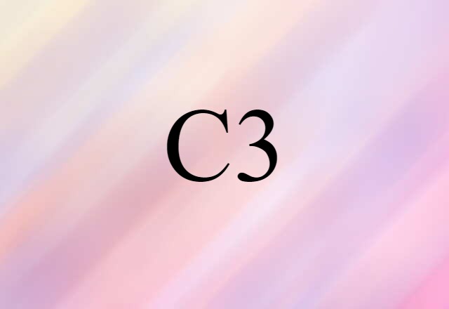 C3 (noun) Definition, Meaning & Examples