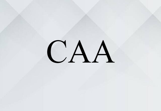 CAA