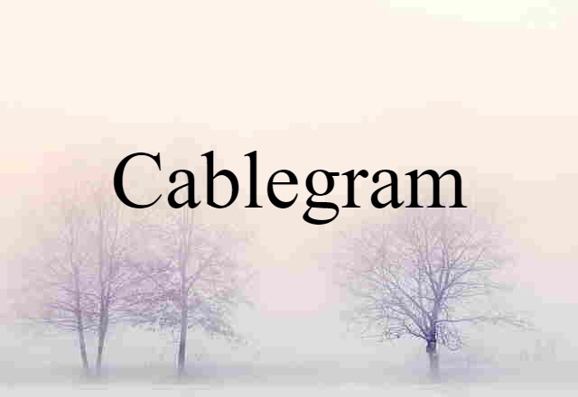 cablegram