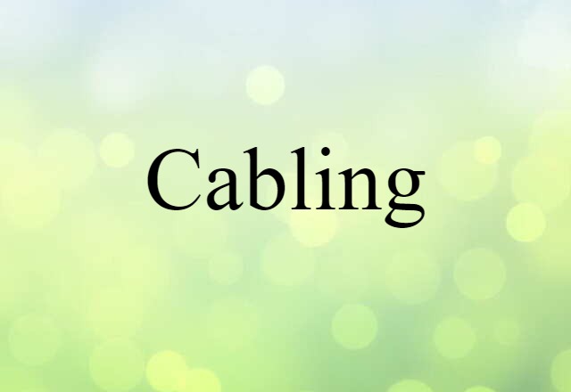 cabling