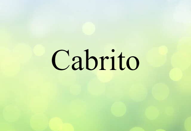 cabrito