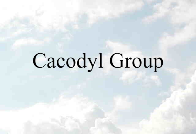 cacodyl group