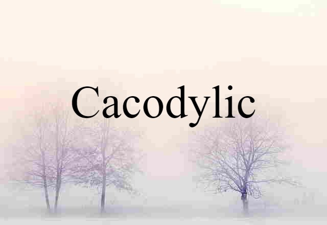 cacodylic