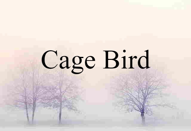 cage bird