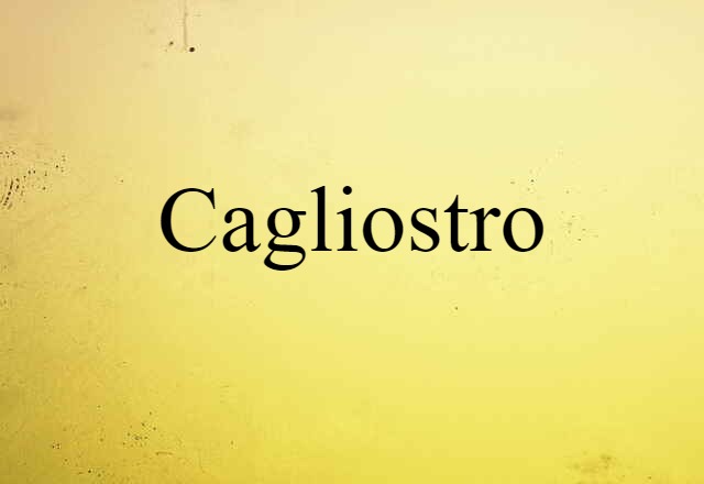 Cagliostro