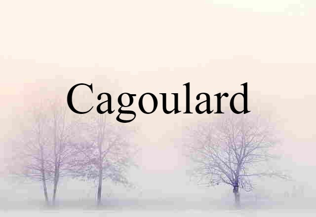 Cagoulard