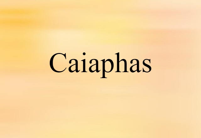 Caiaphas