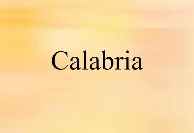 Calabria