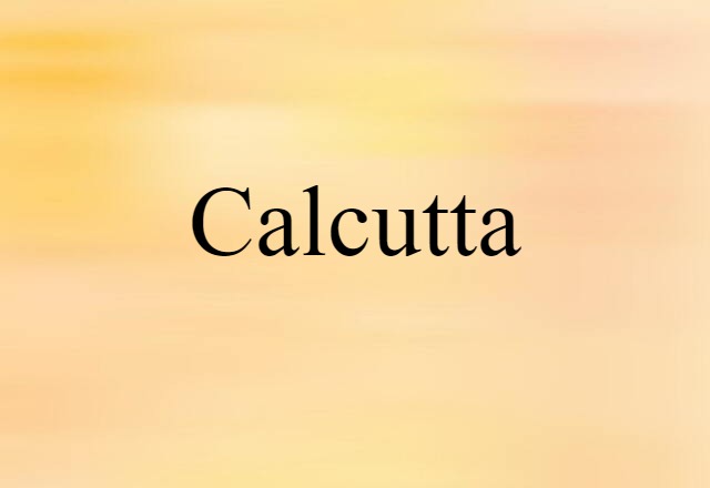 Calcutta