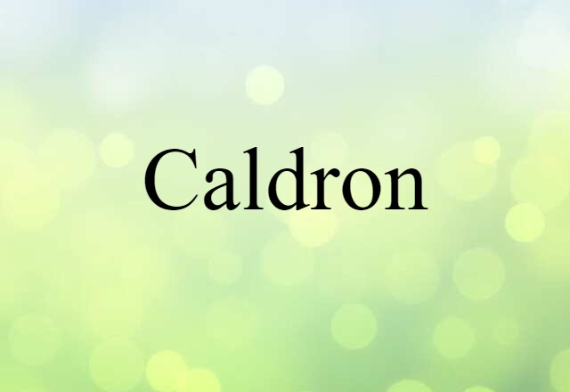 caldron