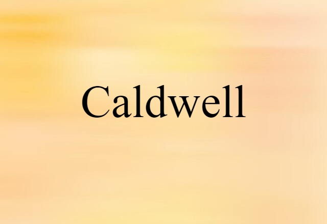 Caldwell