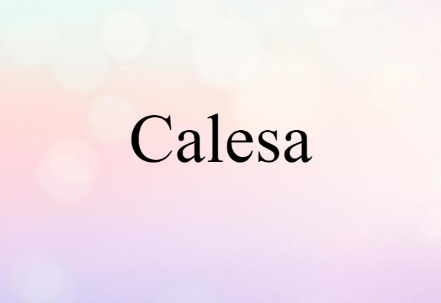 calesa