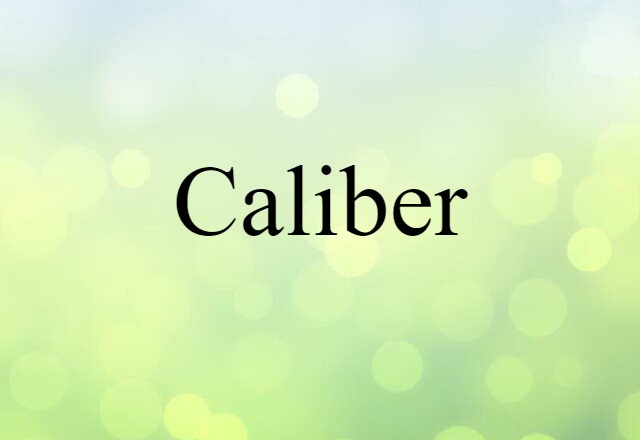 caliber