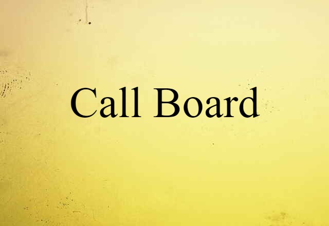 call-board